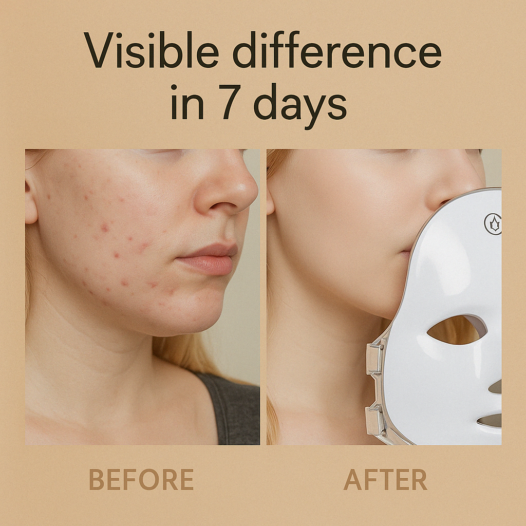 LUMORA™-LED FACE GLOWING MASK